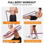 Bandes élastiques de Résistance Fitness, Kit Complet d’Entraînement Musculaire