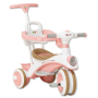 Poussette Tricycle 3 Roues pour Enfant 1 à 6 Ans, vélo de voyage et tricycle évolutif