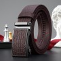 Ceinture en Cuir Homme WILLIAMPOLO, Boucle Automatique Tendance & Décontractée