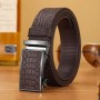 Ceinture en Cuir Homme WILLIAMPOLO, Boucle Automatique Tendance & Décontractée