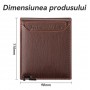 Ensemble Coffret Cadeau 2 Pièces, ceinture et porte-monnaie Homme en Cuir