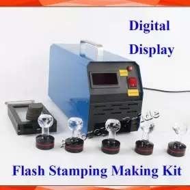 Kit de fabrication de cachets, machine à sceller photosensible à affichage numérique