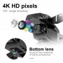 Drone E88 Pro, Quadricoptère Pliable avec Double Caméra 4K HD, Vol intelligent et stable