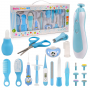 Kit de Soin & Trousse de Toilette Bébé 20 en 1, Bleu