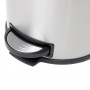 Poubelle à Pédale IKEA MJÖSA 30L, Design Rond en Acier Inoxydable