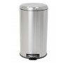 Poubelle à Pédale IKEA MJÖSA 30L, Design Rond en Acier Inoxydable