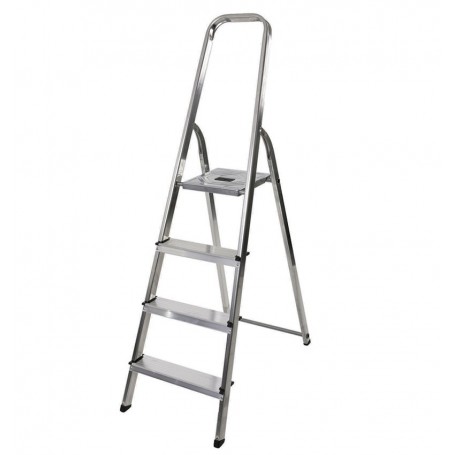 Échelle Escabeau Pliable en Aluminium – 4 marches Antidérapants