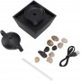 Fontaine Décorative Théière Flottante LED, Cascade Zen avec Double Alimentation