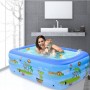 Piscine Gonflable Rectangulaire Enfants, Motifs Animaux pour 1 à 3 enfants