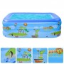 Piscine Gonflable Rectangulaire Enfants, Motifs Animaux pour 1 à 3 enfants