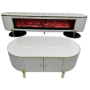 Ensemble Meuble TV et Table Apéritif BML E66-1/E66 – 2 Pièces - Noire