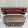 Ensemble Meuble TV et Table Apéritif BML E66-1/E66 – 2 Pièces - Noire