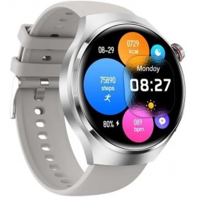 Montre Connectée Modio MR-60, Écran Courbé 2.5D, Appels Bluetooth & Recharge Sans Fil + 3 Bracelets