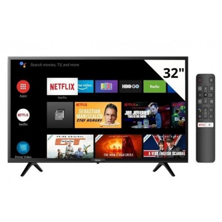 TV Smart Android Rowa 32”, Streaming, Dolby Audio et Connectivité Complète