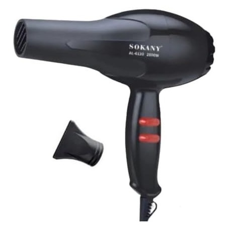 Sèche-Cheveux Professionnel Sokany AL-6130, 2000W Puissance, Séchage Rapide et Efficace