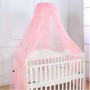 Moustiquaire de Luxe pour Bébé avec Support Réglable, Protection Élégante pour Berceau