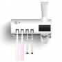 Porte-Brosse à Dents Intelligent avec Stérilisateur UV, Distributeur Automatique & Recharge Solaire