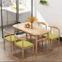 Ensemble de table à Manger UL-25DR012 avec 4 Chaises, Moderne Rembourrées, couleur beige
