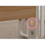 Bureau Design Arche Crescent UL-25SD0208,120x80 cm, Table PC pour Chambre, bureau, jeux, cybercafé