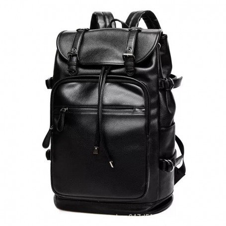 Sac à Dos Cuir Vintage Homme, Élégance Britannique & Grande Capacité