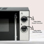 Micro-ondes SPJ 20L, 700W, 6 Niveaux de Puissance, Minuterie 30 min & Plateau Tournant