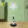 Ventilateur sur Pied Rechargeable SPJ SFX-BRDC16017, 360° Air Flow, Refroidissement Intelligent & Haute Autonomie