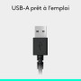 Casque Filaire USB Logitech H390, Son Stéréo, Micro Antibruit, Commandes Intégrées, Compatible PC & Chromebook