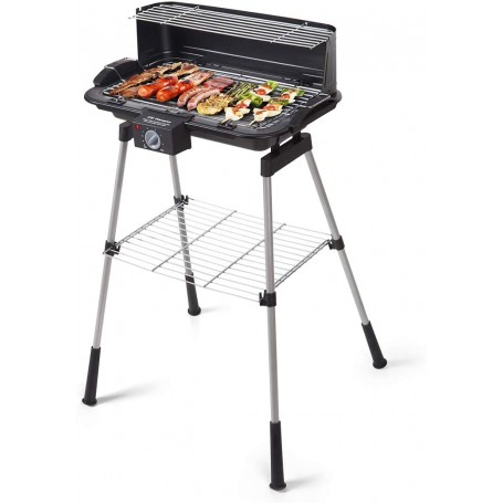 Table de barbecue, sur pied, Orbegozo, 2200 W, blindée en acier inoxydable - BCT 3950