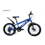 Vélo VTT Enfant 20 Pouces, Freins à Disque, Suspension, Cadre Acier, Roues d’Appui Amovibles