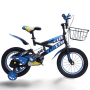 Vélo pour Enfants,16 Pouces, cadre en acier solide et ses pneus en caoutchouc, Robuste et Sécurisé