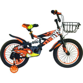 Vélo pour Enfants,16 Pouces, cadre en acier solide et ses pneus en caoutchouc, Robuste et Sécurisé