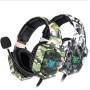 Casque Gaming ONIKUMA K8 Camouflage RGB, Son Surround Stéréo, Micro 360°, Réduction de Bruit ENC