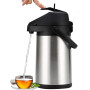 Thermos à Pompe Citronic CIC-2040 4 Litres, Isolation Double Paroi & Service Pratique