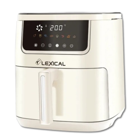 Friteuse à Air Chaud Lexical LAF-3046-3, 7L, 1600W, Écran LED Tactile, Beige