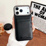 Coque de Protection Premium pour iPhone 17 Pro Max avec Porte-Cartes Magnétique