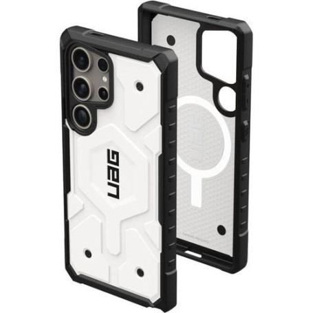 Coque Samsung Galaxy S24 Ultra & S25 Ultra Pathfinder 6.8", Protection Rugged Magnétique Blanche