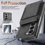 Étui Magnétique Pliable en Cuir pour Samsung Fold 7 / 6 / 5 / 4 / 3, Porte-Cartes & Protection Écran
