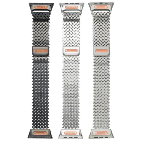 Bracelet Magnétique pour Apple Watch Ultra 2 & Series 10, en Acier Inoxydable