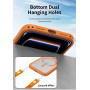 Coque iPhone 17 Pro Max avec Lanière Chaîne & Bouton Tactile Caméra – Compatible Recharge Sans Fil