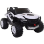 Voiture Électrique Tout-Terrain 12V pour Enfants, 2 Places avec Télécommande et Lumières LED