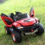 Voiture Électrique Tout-Terrain 12V pour Enfants, 2 Places avec Télécommande et Lumières LED