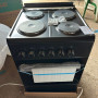 Cuisinière Électrique MAXI F6S04E3, 60x60, 4 Foyers avec Four Électrique Inox Noir