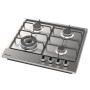 Plaque de Cuisson à Gaz Taurus GI4EB, 4 Brûleurs Inox avec Triple Wok 8.15 kW