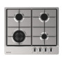 Plaque de Cuisson à Gaz Taurus GI4EB, 4 Brûleurs Inox avec Triple Wok 8.15 kW