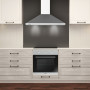 Hotte Décorative Taurus PR60WHAL, 60 cm Blanc Brillant avec Extraction 650 m³/h