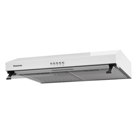 Hotte Aspirante Taurus C60WHAL, 60 cm Blanc Brillant avec Déflecteur en Verre