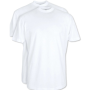 Pack de 2 T-shits blancs 100% cotton blanc,160 g/m², double couture, qualité supérieur