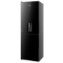 Réfrigérateur Hisense Bottom Freezer 349L (349DR) – Portes en Verre Noir avec Distributeur d’Eau