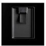 Réfrigérateur Hisense Bottom Freezer 349L (349DR) – Portes en Verre Noir avec Distributeur d’Eau