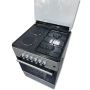 Cuisinière mixte MAXI F6S22G2 MIX – 60x60 cm, 2 feux gaz + 2 plaques électriques, four électrique